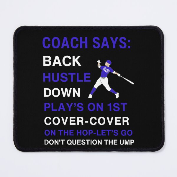 Item preview, Baseball Coach – Motivational Dugout Sayings - Funny Coaching Quotes designed and sold by DeeDeeDelights.