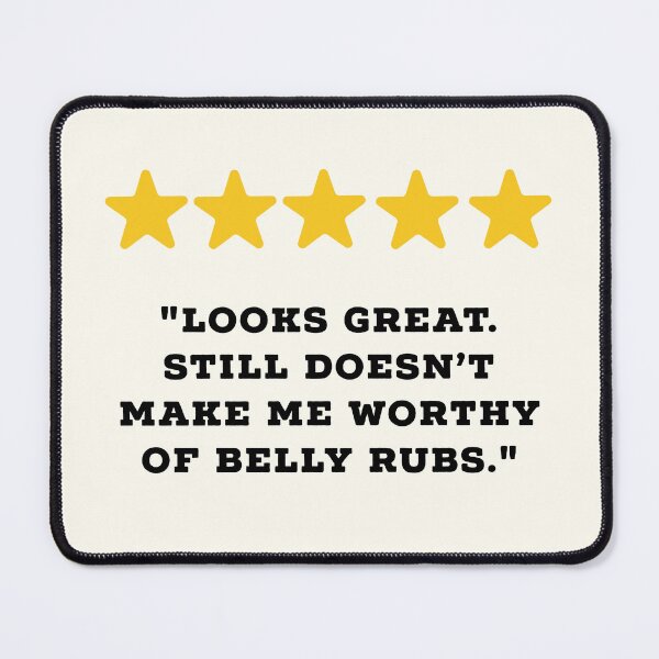 Item preview, Dog Owner / Dog Lover Reviews Funny 5 Star Review #2 designed and sold by Jollys-ArtShop.