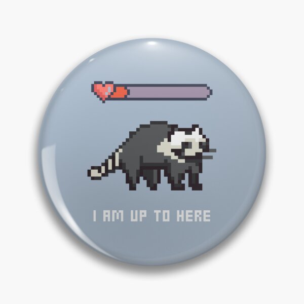 Item preview, I am up to here racoon designed and sold by piacore.