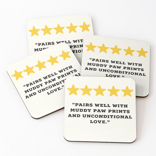 Item preview, Dog Owner / Dog Lover Reviews Funny 5 Star Review #3 designed and sold by Jollys-ArtShop.