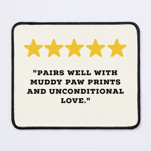 Item preview, Dog Owner / Dog Lover Reviews Funny 5 Star Review #3 designed and sold by Jollys-ArtShop.