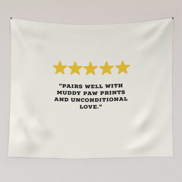 Item preview, Dog Owner / Dog Lover Reviews Funny 5 Star Review #3 designed and sold by Jollys-ArtShop.
