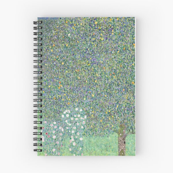 Item preview,  Rosebushes under the Trees painted by Gustav Klimt designed and sold by EmeraldeaArt.