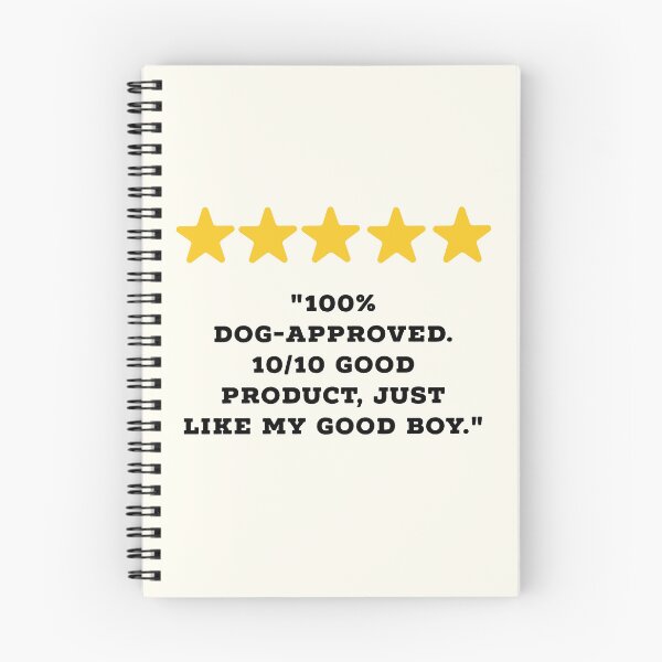 Item preview, Dog Owner / Dog Lover Reviews Funny 5 Star Review #5 designed and sold by Jollys-ArtShop.