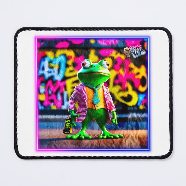 Item preview, Graffiti style frog designed and sold by Drone-tees.
