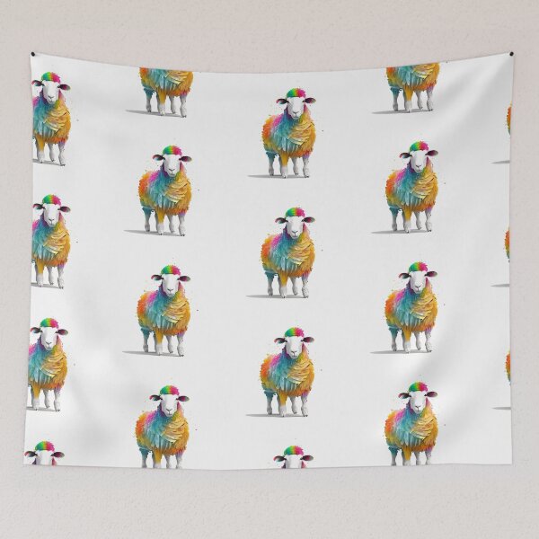 Item preview, Goat | Western | Sheep | Caprine | Watercolor | Wild Animal | Animal | Zoo | Wildlife | Lifestyle | Bold Colors  designed and sold by mwinter2205.