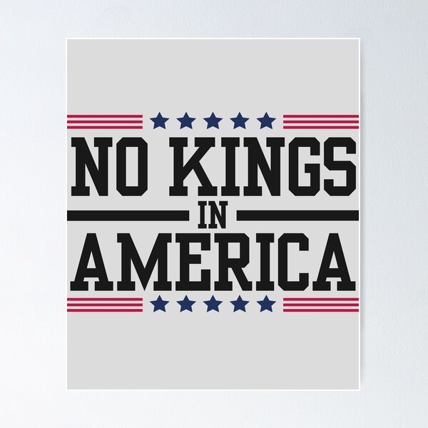 Item preview, No Kings In America designed and sold by Zeemazoo.