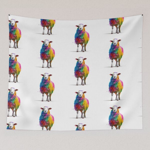 Item preview, Goat | Western | Sheep | Caprine | Watercolor | Wild Animal | Animal | Zoo | Wildlife | Lifestyle | Bold Colors  designed and sold by mwinter2205.