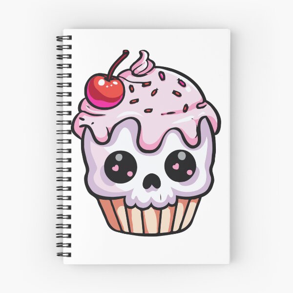 Item preview, skull cupcake designed and sold by craftyaliens.