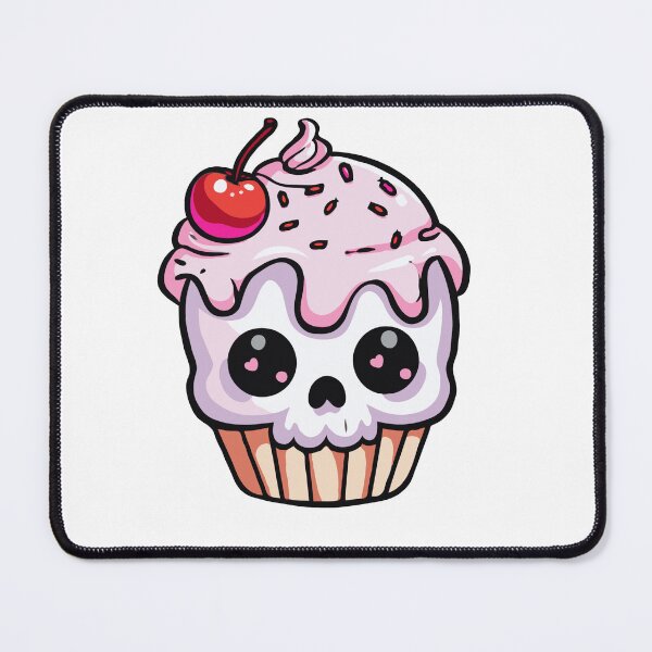 Item preview, skull cupcake designed and sold by craftyaliens.