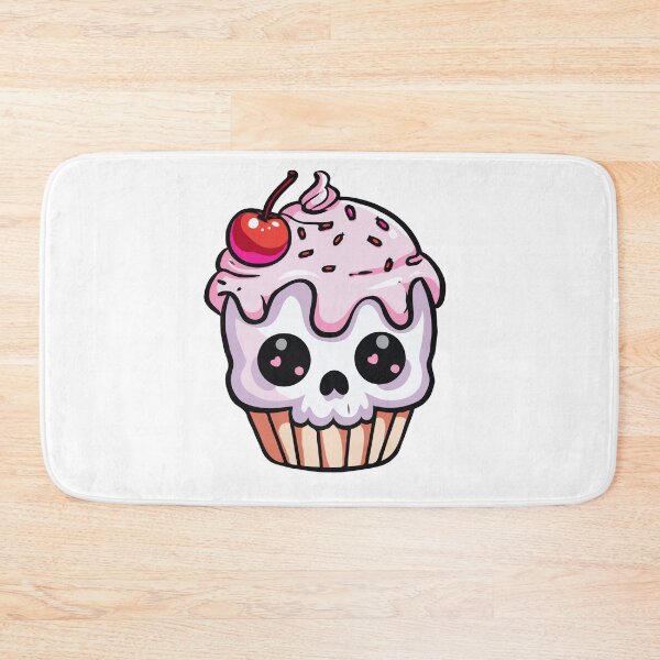 Item preview, skull cupcake designed and sold by craftyaliens.