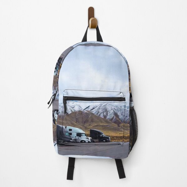 Item preview, Road Kings Resting – A Scenic Truck Stop designed and sold by Artistic canvas store.