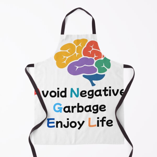 Item preview, Avoid Negative Garbage Enjoy Life Brainy Bliss Celebrate Mental Strength designed and sold by World-Shop25.