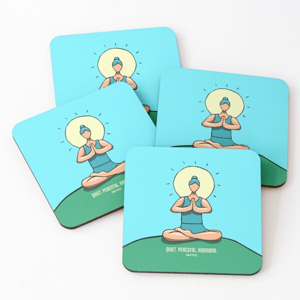Item preview, Quiet, Peaceful, harmony - Yoga Style - Lotus pose designed and sold by GreissDesign.