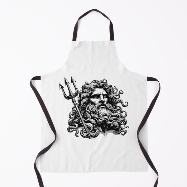 Item preview, Divine Beauty Poseidon Portrait Radiates Strength and Grace designed and sold by NTGUILTY.