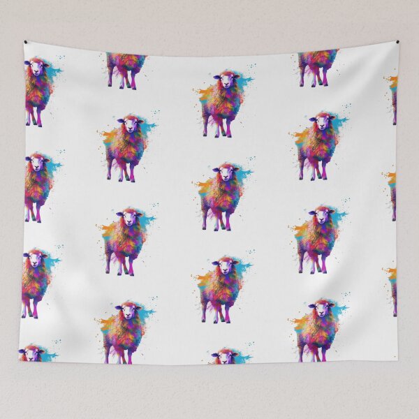 Item preview, Copy of Goat | Western | Sheep | Caprine | Watercolor | Wild Animal | Animal | Zoo | Wildlife | Lifestyle | Bold Colors  designed and sold by mwinter2205.
