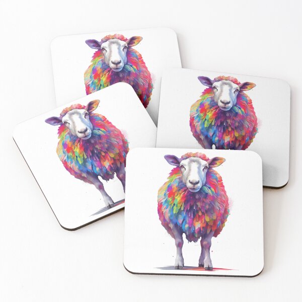 Item preview, Goat | Western | Sheep | Caprine | Watercolor | Wild Animal | Animal | Zoo | Wildlife | Lifestyle | Bold Colors  designed and sold by mwinter2205.