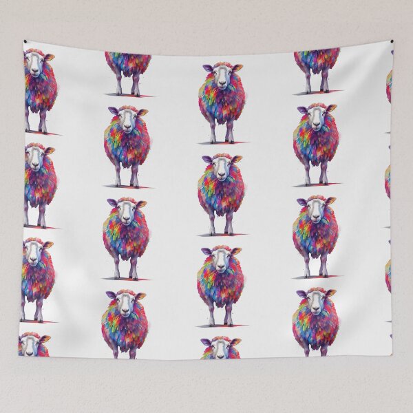 Item preview, Goat | Western | Sheep | Caprine | Watercolor | Wild Animal | Animal | Zoo | Wildlife | Lifestyle | Bold Colors  designed and sold by mwinter2205.