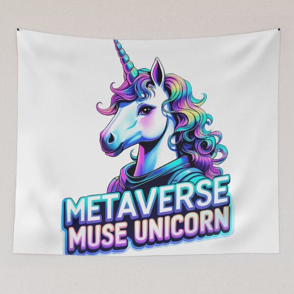 Item preview, Metaverse Muse Unicorn: Digital Avatar Visionary designed and sold by zoughlal.