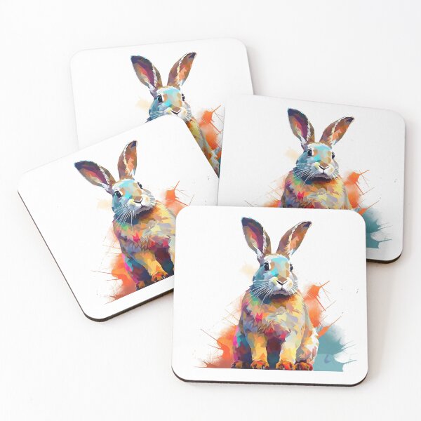 Item preview, Rabbit | Western | Bunny | Easter | Watercolor | Wild Animal | Animal | Zoo | Wildlife | Lifestyle | Bold Colors  designed and sold by mwinter2205.