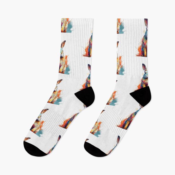 Item preview, Rabbit | Western | Bunny | Easter | Watercolor | Wild Animal | Animal | Zoo | Wildlife | Lifestyle | Bold Colors designed and sold by mwinter2205.