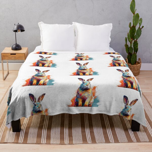 Item preview, Rabbit | Western | Bunny | Easter | Watercolor | Wild Animal | Animal | Zoo | Wildlife | Lifestyle | Bold Colors  designed and sold by mwinter2205.