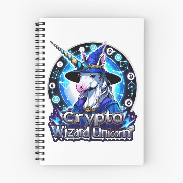 Item preview, Crypto Wizard Unicorn: Blockchain Alchemist designed and sold by zoughlal.