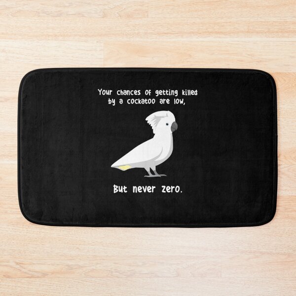 Item preview, Umbrella Cockatoo Parrot Never Zero designed and sold by Clara Hollins.