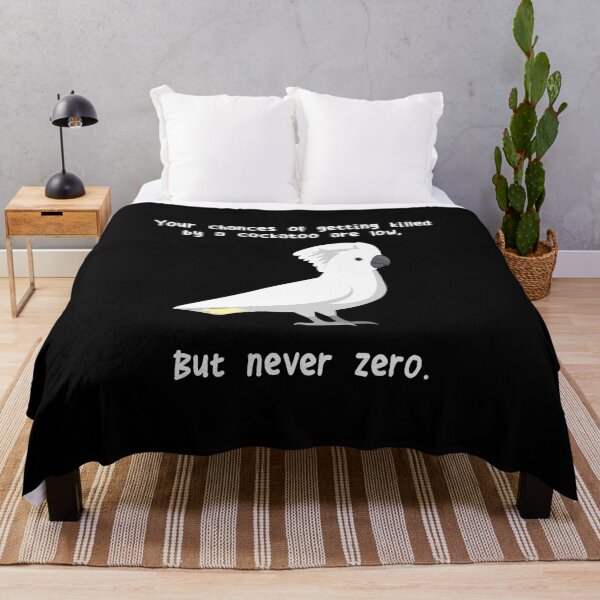 Item preview, Umbrella Cockatoo Parrot Never Zero designed and sold by Clara Hollins.