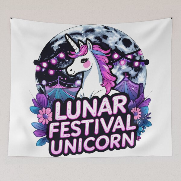 Item preview, Lunar Festival Unicorn: Cosmic Celebration Edition designed and sold by zoughlal.