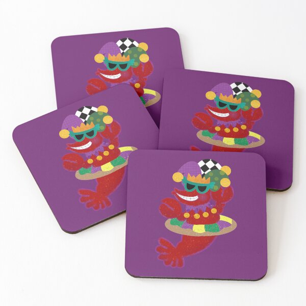 Item preview, Mardi Gras Crawfish with king cake designed and sold by starlabrady.