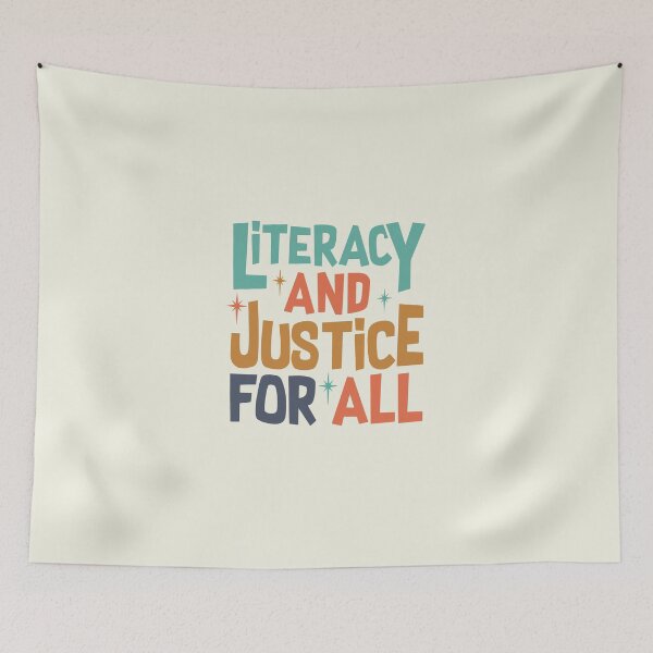 Item preview, Literacy And Justice For All designed and sold by catnolioo.