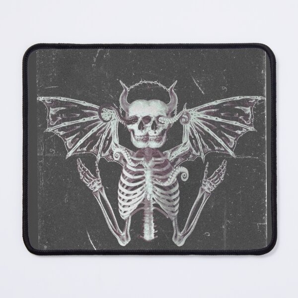 Item preview, Gothic skeleton with wings designed and sold by BrontesWhimsyStore.