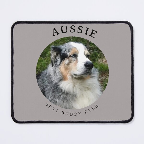 Item preview, Australian Shepherd Blue Merle Dog Portrait designed and sold by NancyMerkle.