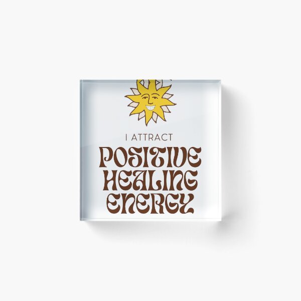 Item preview, I Attract Positive Healing Energy (SuryaSolSun.com) designed and sold by SuryaSolSun.