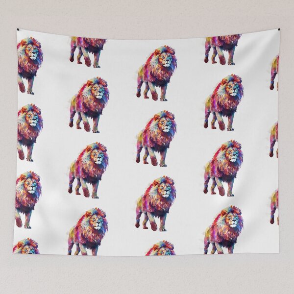 Item preview, Lion | King | Watercolor | Wild Animal | Animal | Zoo | Wildlife | Lifestyle | Bold Colors  designed and sold by mwinter2205.