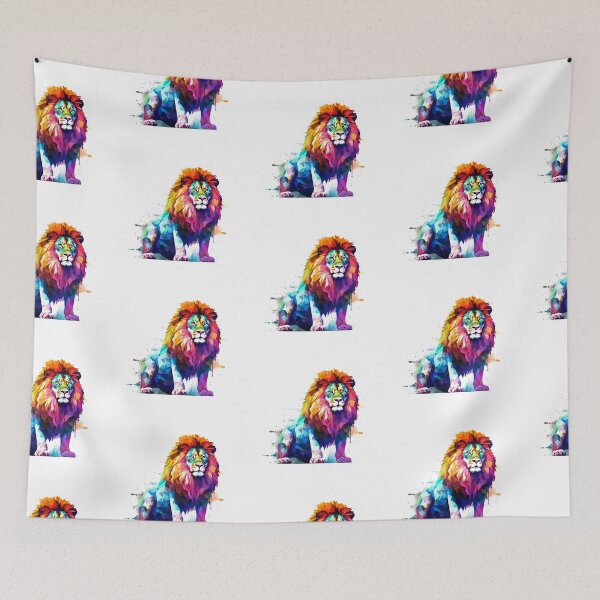 Item preview, Lion | King | Watercolor | Wild Animal | Animal | Zoo | Wildlife | Lifestyle | Bold Colors  designed and sold by mwinter2205.