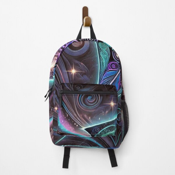 Item preview, Ethereal Māori Manu Tukutuku in Cosmic Glow designed and sold by Wiredart.