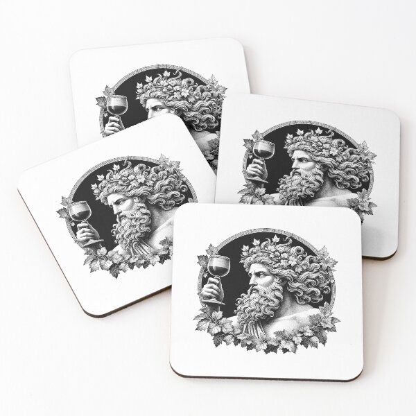 Item preview, Ethereal Beauty Behold the Enigmatic Dionysus in Stunning Portrait designed and sold by NTGUILTY.