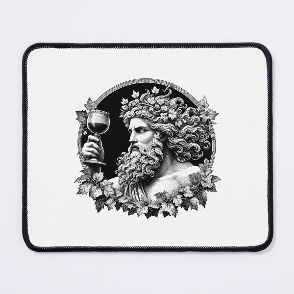 Item preview, Ethereal Beauty Behold the Enigmatic Dionysus in Stunning Portrait designed and sold by NTGUILTY.