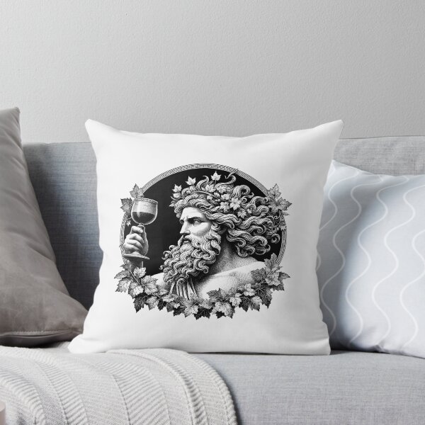 Item preview, Ethereal Beauty Behold the Enigmatic Dionysus in Stunning Portrait designed and sold by NTGUILTY.