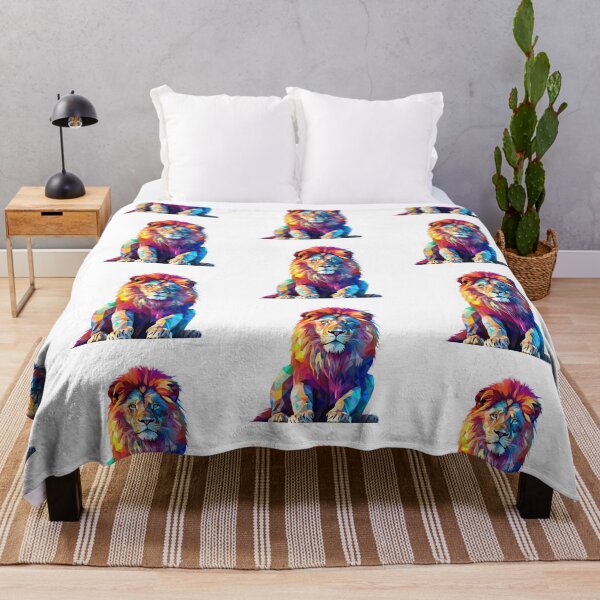 Item preview, Lion | King | Watercolor | Wild Animal | Animal | Zoo | Wildlife | Lifestyle | Bold Colors designed and sold by mwinter2205.