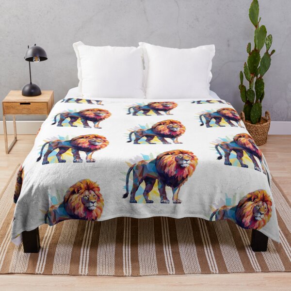 Item preview, Lion | King | Watercolor | Wild Animal | Animal | Zoo | Wildlife | Lifestyle | Bold Colors  designed and sold by mwinter2205.