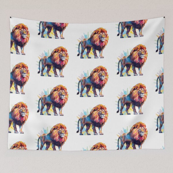 Item preview, Lion | King | Watercolor | Wild Animal | Animal | Zoo | Wildlife | Lifestyle | Bold Colors  designed and sold by mwinter2205.