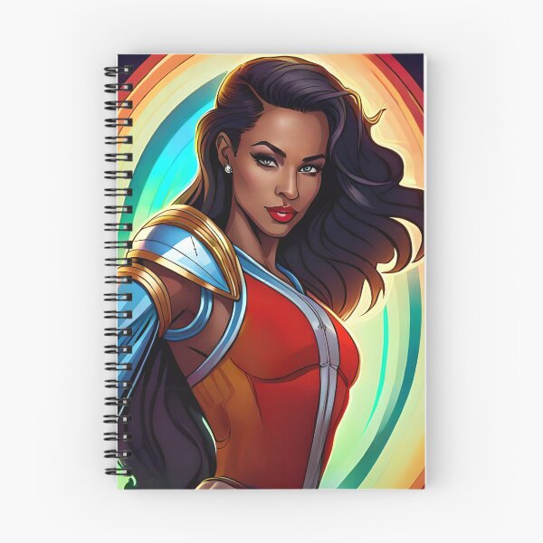 Item preview, Superhero Woman Rainbow Portal  Inspirational Animation Comic Designs designed and sold by Melan Designs.