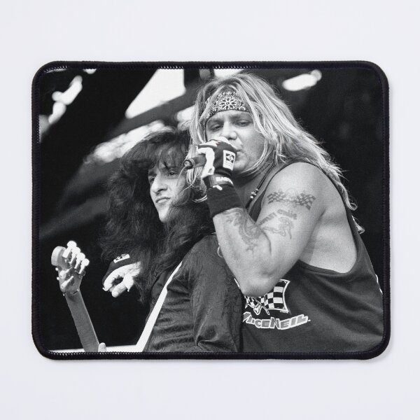 Item preview, Steve Stevens and Vince Neil - Vince Neil Band - BW Photograph designed and sold by ConcertImages.