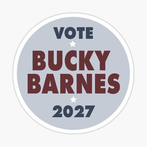 Vista previa del artículo con la obra «Congresista Barnes - Vote por Bucky B», diseñado y vendido por yelisdesigns.