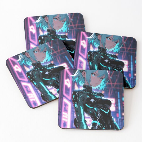 Item preview, Futuristic Anime girl designed and sold by disturbedrod.