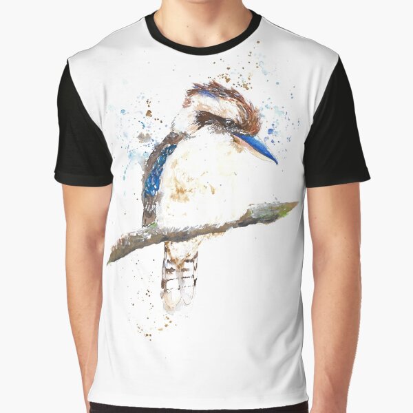 Watercolour Kookaburra Graphic T-Shirt