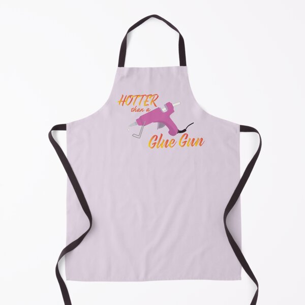 Item preview, Hotter Than a Glue Gun – Crafty & Funny DIYer Design designed and sold by UnhingedByMeg.